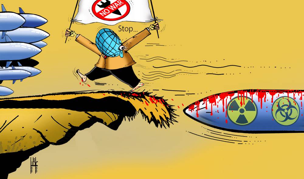 #الحرب #كاريكاتير_علي_خليل #سلام