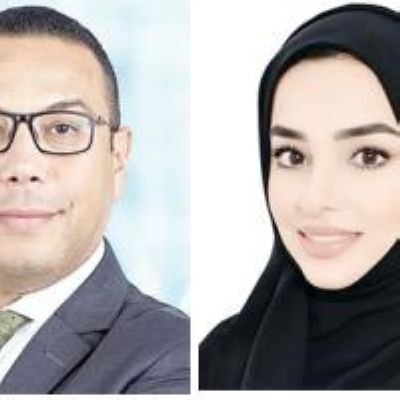علياء الملا وأحمد عبدالغني