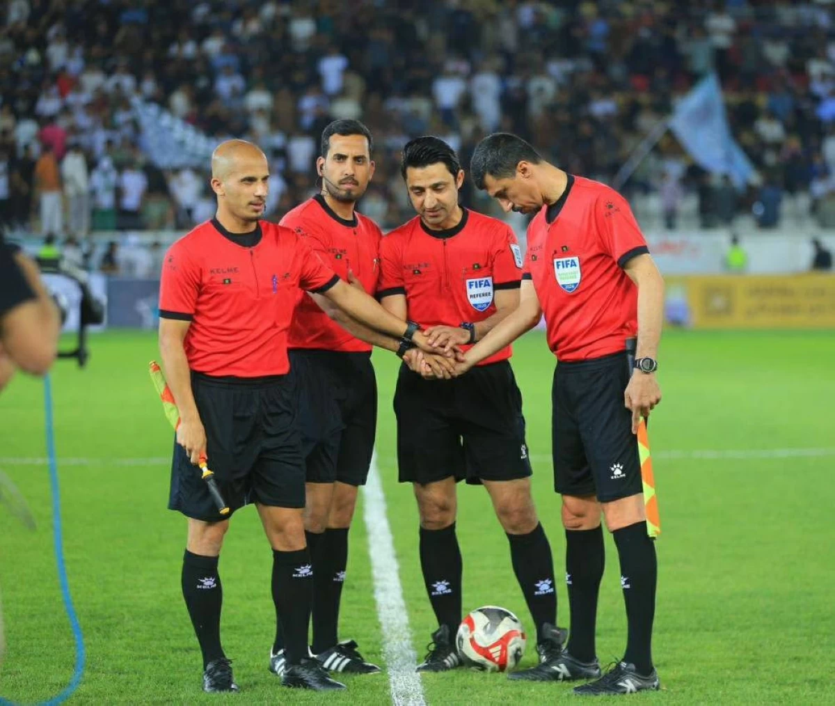 الطاقم التحكيمي لمباراة الغراف والطلبة