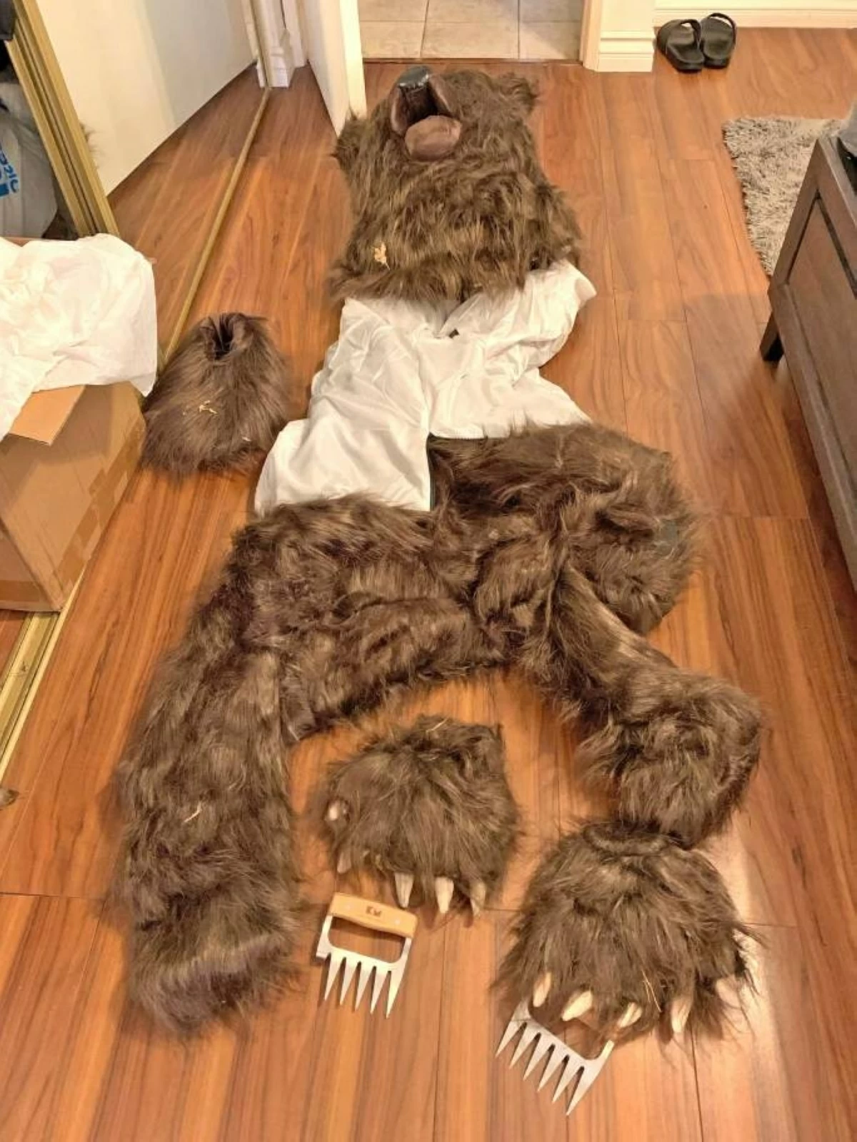  زي الدب الذي استخدمه المحتالون