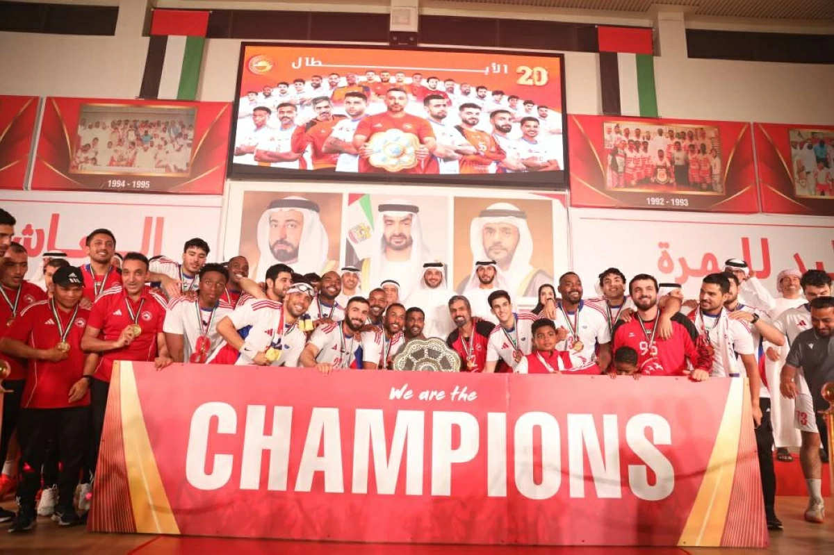 الشارقة «ملك» دوري كرة اليد للمرة الـ 20