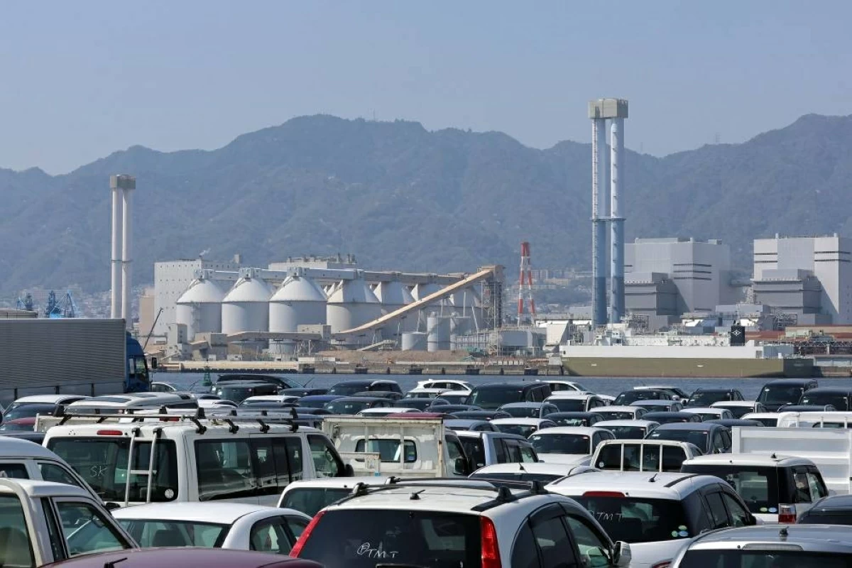 محطة كوبي الحرارية لتوليد الطاقة، التي تديرها شركة كوبيلكو باور كوبي، في مدينة كوبي اليابانية (بلومبيرغ)