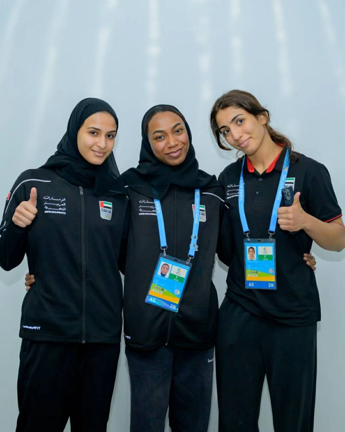 لاعبات منتخب الإمارات للجوجيتسو