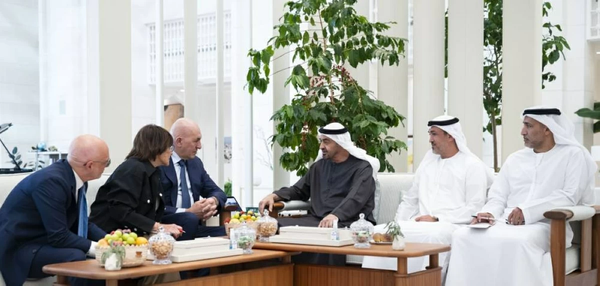 محمد بن زايد ووزير دفاع إيطاليا يبحثان الاعتداءات الإيرانية الإرهابية ضد الإمارات والمنطقة