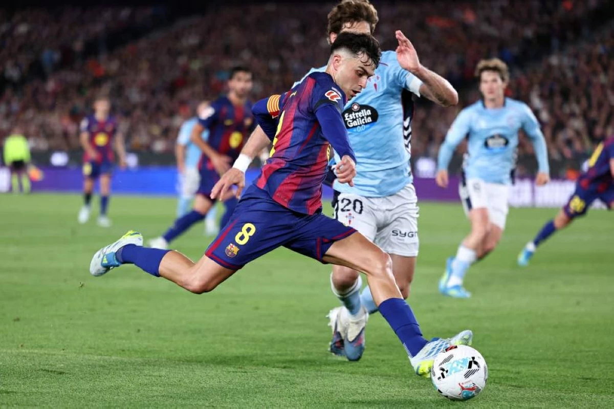 من مباراة برشلونة وسلتا فيغو