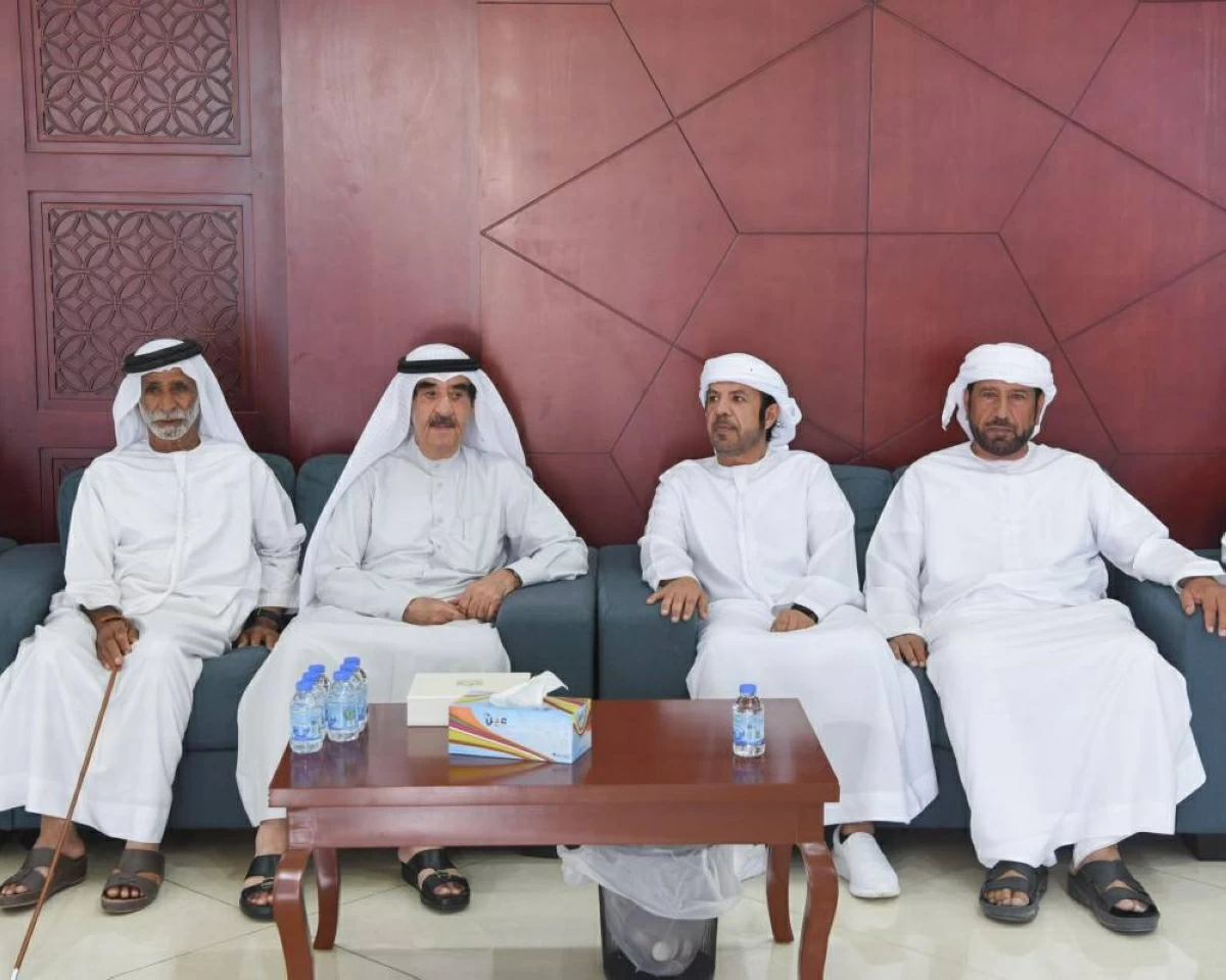 المعلا يعزي في وفاة راشد سيف العليلي