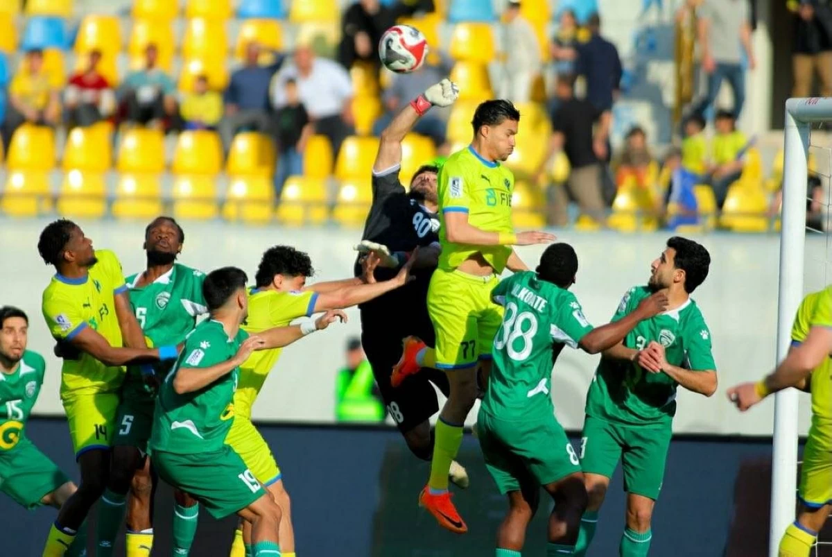 من مباراة فريقي دهوك والغراف