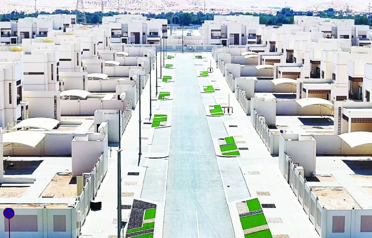 جانب من فلل الساد السكني