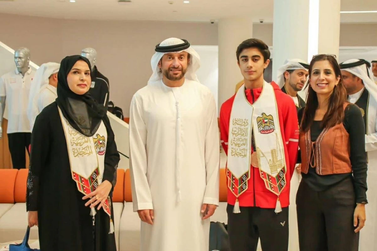 سهيل بن بطي ونورة الجسمي مع ريان ملحان