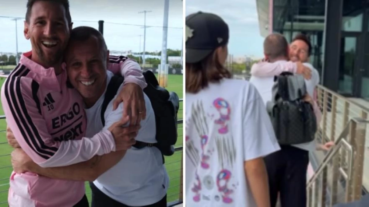 اللقاء بين ميسي وصديقه كاسانو