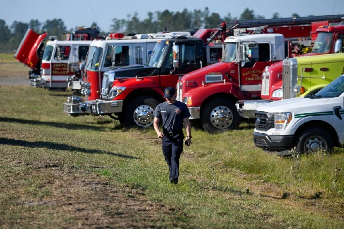 خسائر مادية غير مسبوقة في جورجيا الأمريكية جراء حريقي غابات