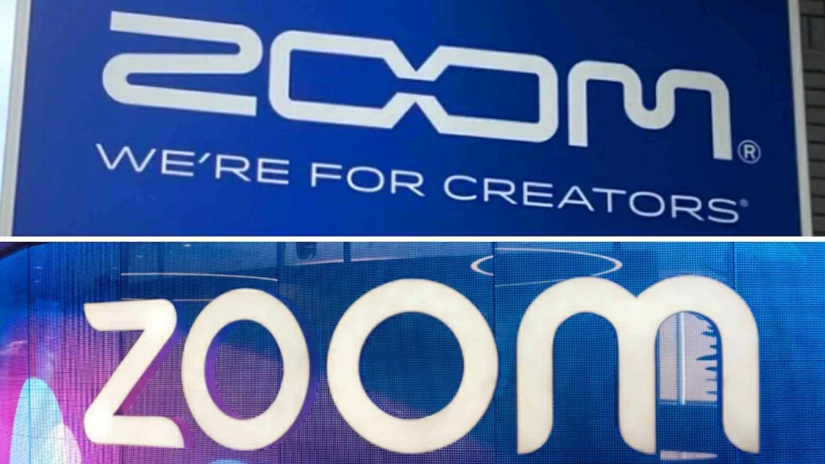 شعارا زووم كورب اليابانية وزووم للاتصالات عبر الفيديو الأمريكية