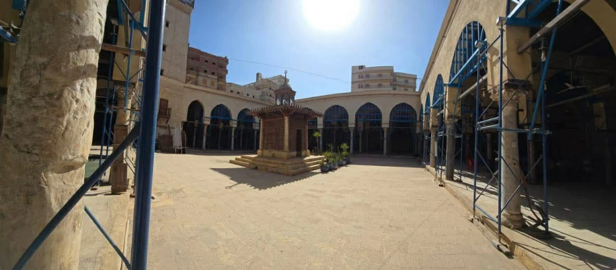 ترميم مسجد المتولي ومئذنة التوبة بالمحلة الكبرى