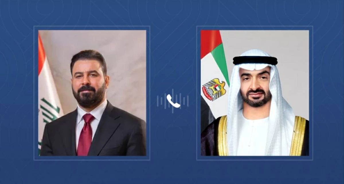 محمد بن زايد يهنئ علي الزيدي بتكليفه بتشكيل الحكومة العراقية