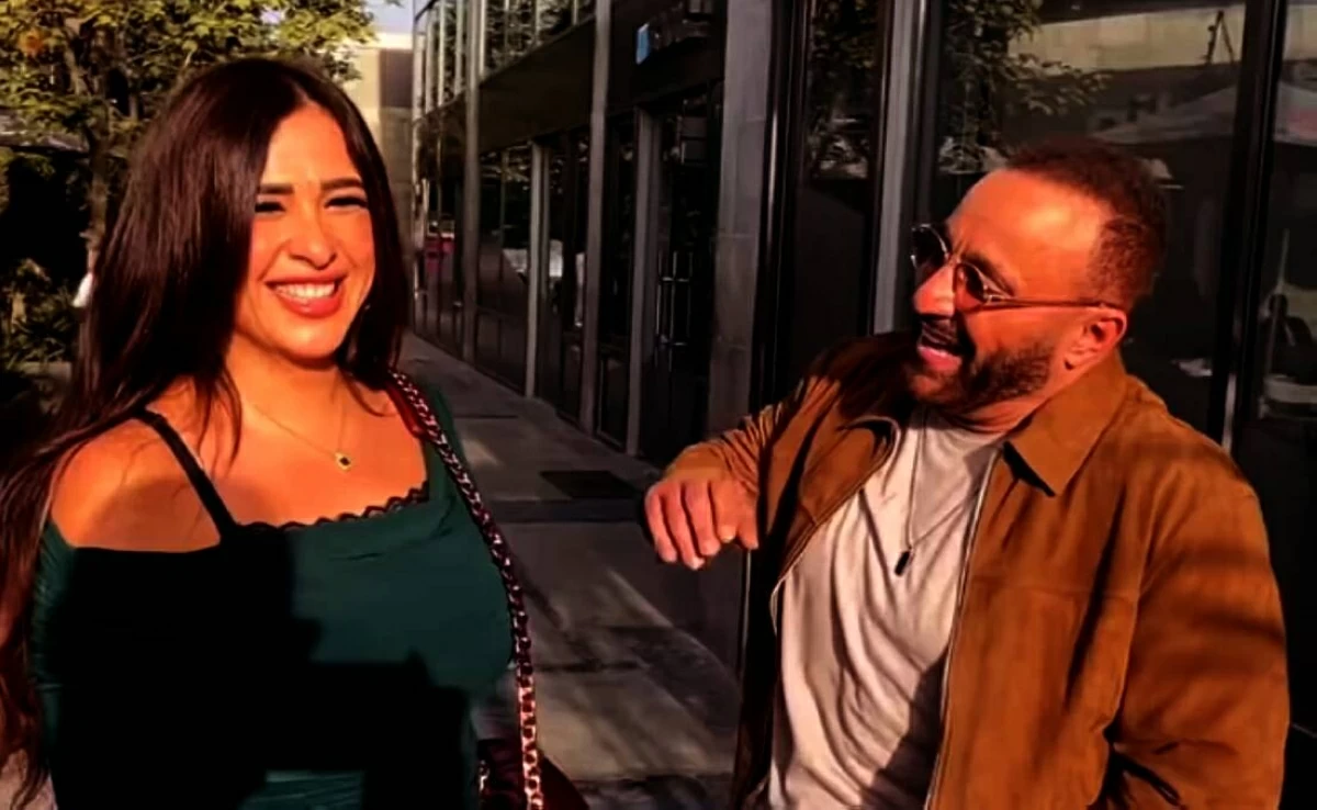 ياسمين عبد العزيز وأحمد السقا اثناء تصوير الفيلم
