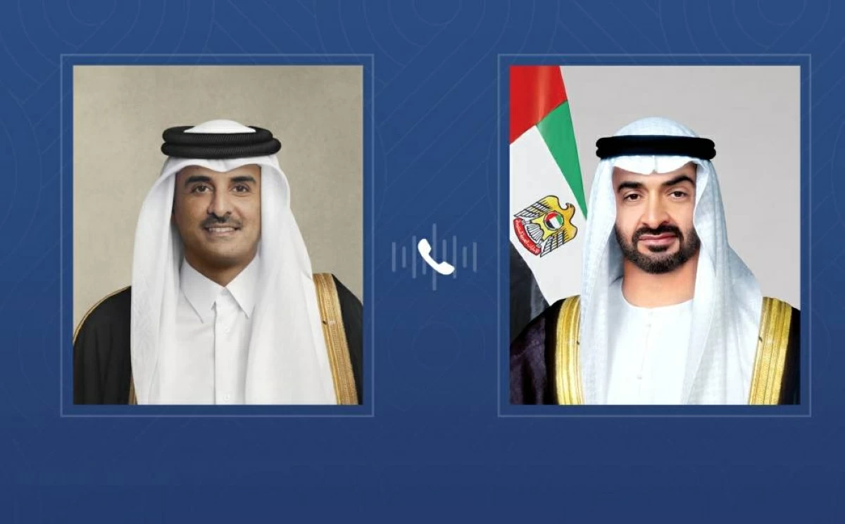عاجل | خلال اتصال مع محمد بن زايد.. تميم بن حمد يدين الاعتداءات الإيرانية الإرهابية #صحيفة_الخليج 