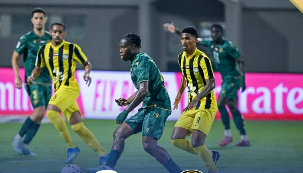 من مباراة كلباء وخورفكان