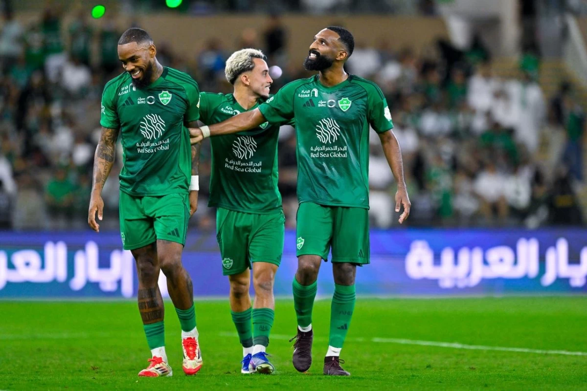 فرحة لاعبي الأهلي