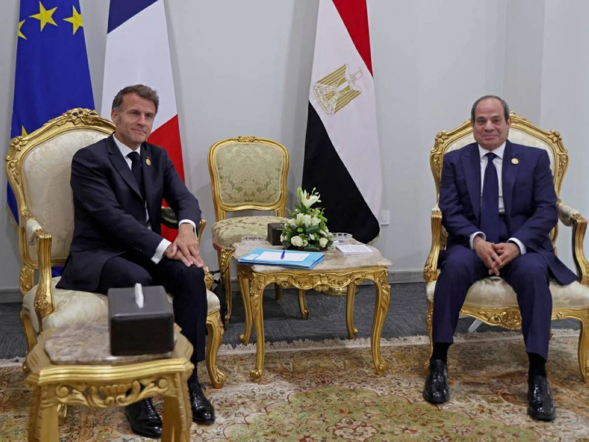 السيسي وماكرون يؤكدان ضرورة احتواء التصعيد الإقليمي