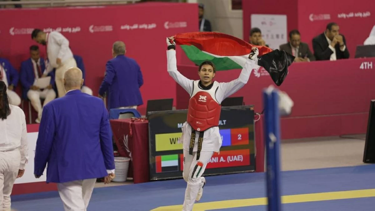الإمارات تدشن «خليجية الدوحة» بذهبية وبرونزية