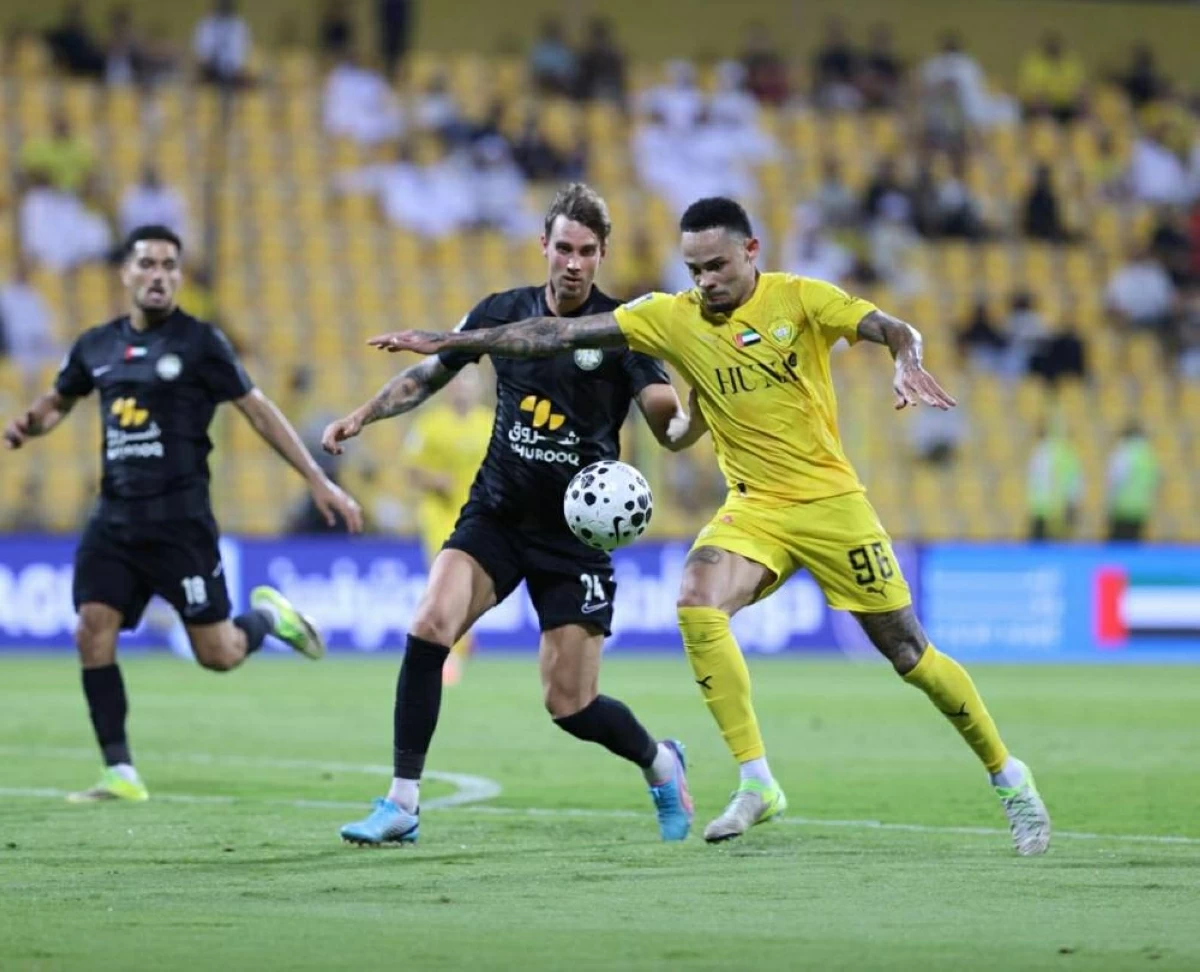 من مباراة الوصل وكلباء