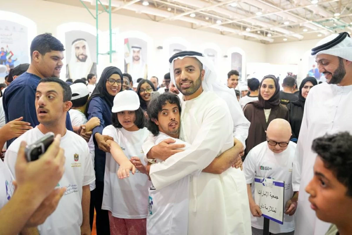 محمد بن سعود مع أصحاب الهمم