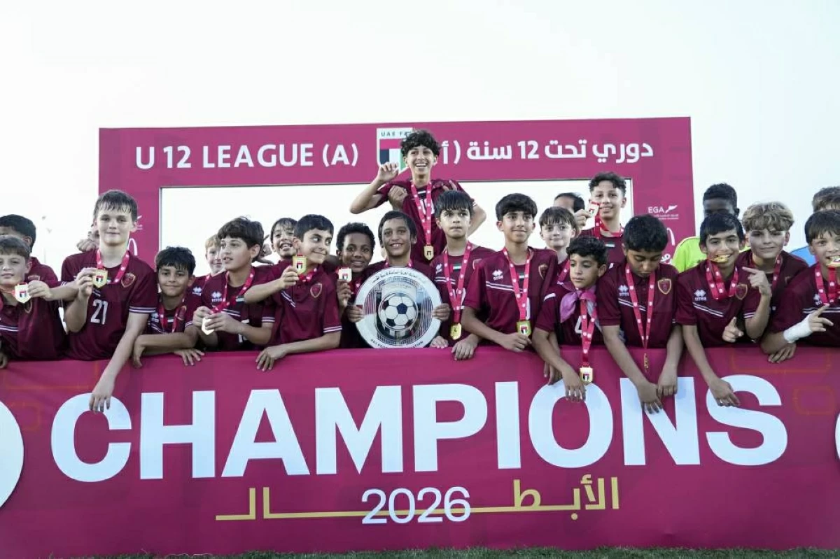 الوحدة بطل مسابقة دوري تحت 12 سنة «أ»