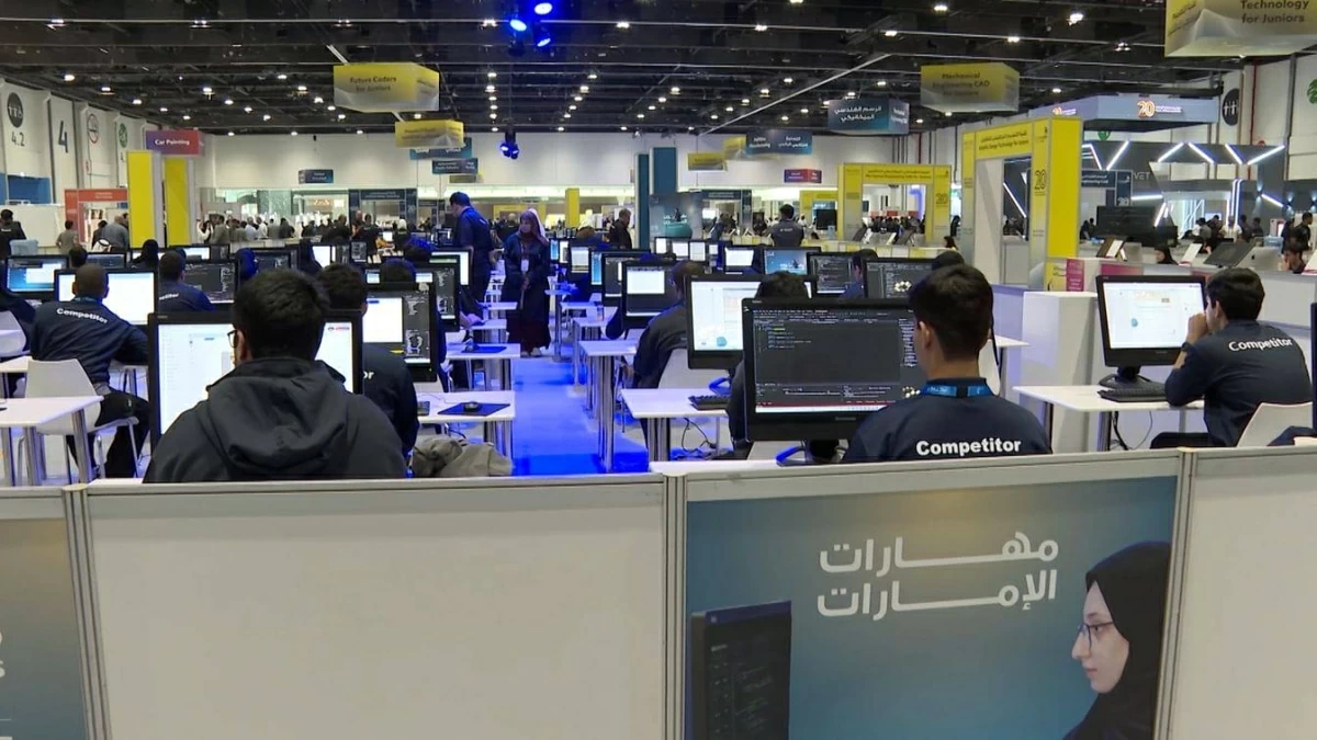 500 مشارك في المسابقة الوطنية لمهارات الإمارات