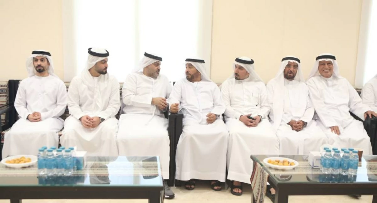 شيوخ ومسؤولون يعزون في وفاة راشد محمد تريم
