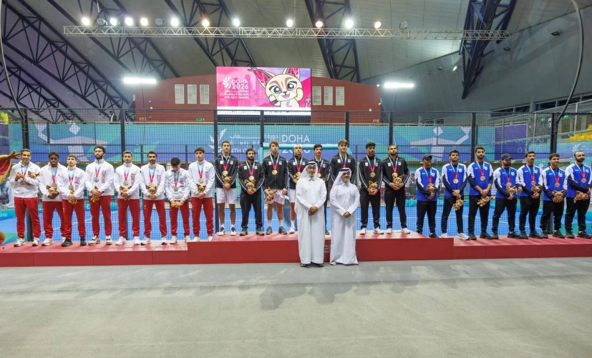 تتويج منتخب الرجال للبادل تنس بالميدالية الذهبية