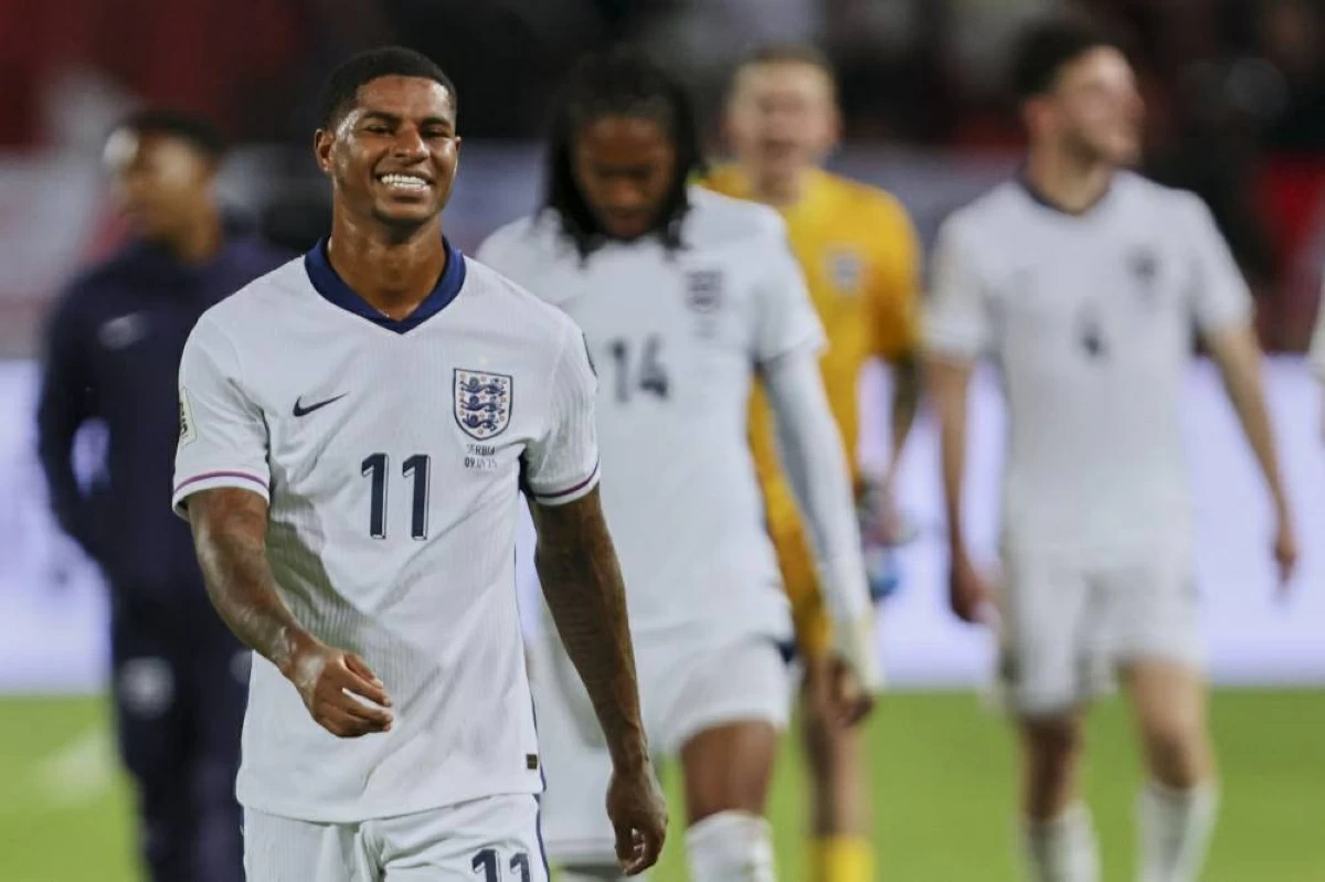 راشفورد بقميص المنتخب 