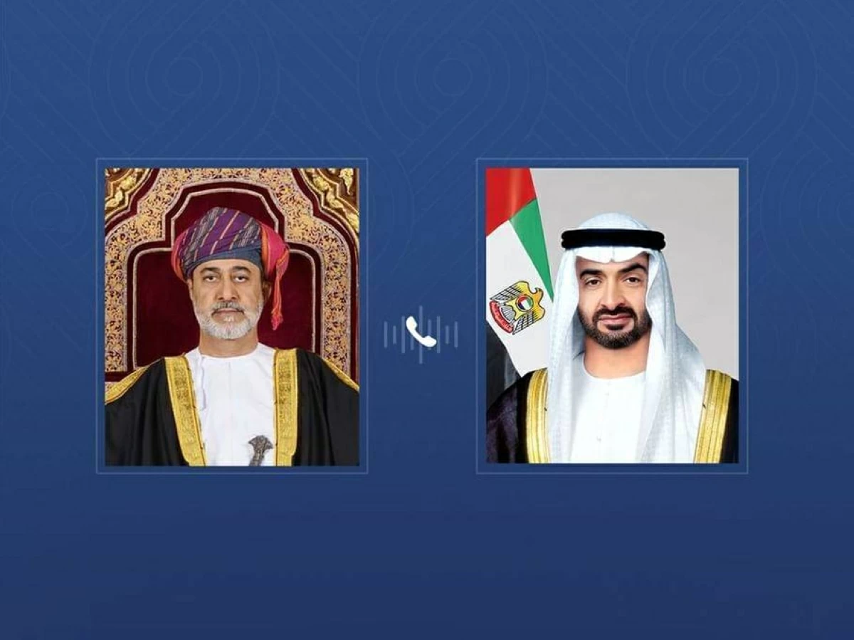 محمد بن زايد وسلطان عمان يتبادلان هاتفياً تهاني عيد الأضحى