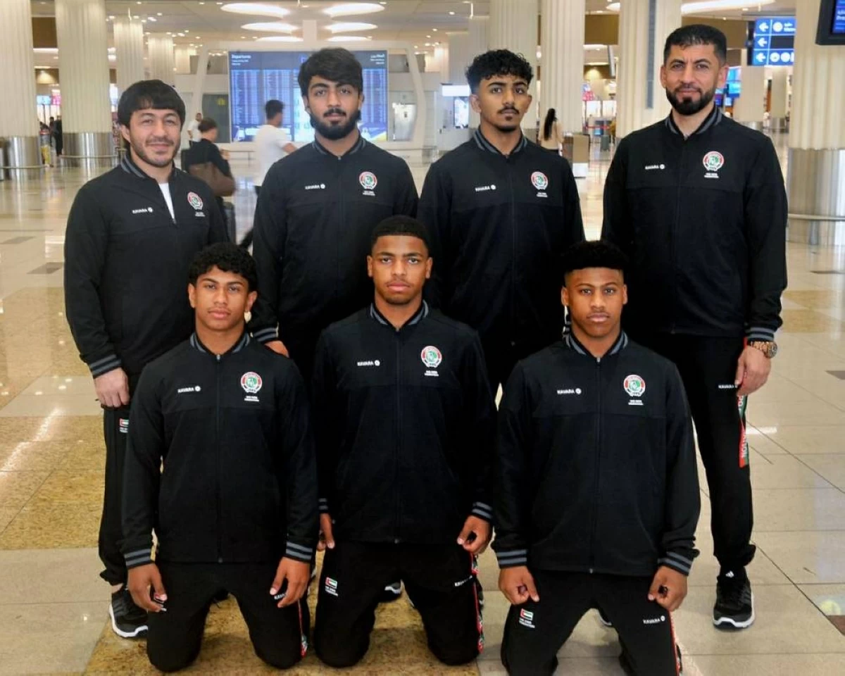 بعثة منتخب الجودو قبل سفرها إلى طشقند