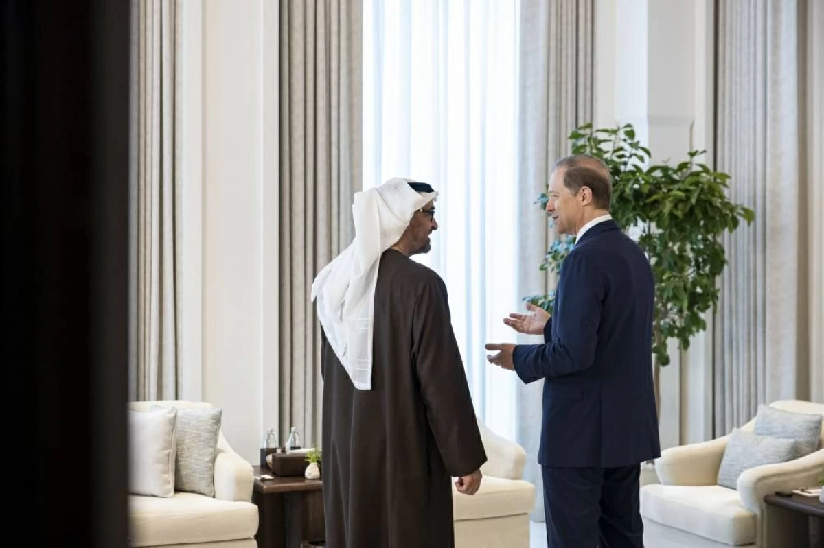 محمد بن زايد يبحث مع النائب الأول لرئيس مجلس الوزراء الروسي علاقات التعاون (فيديو)