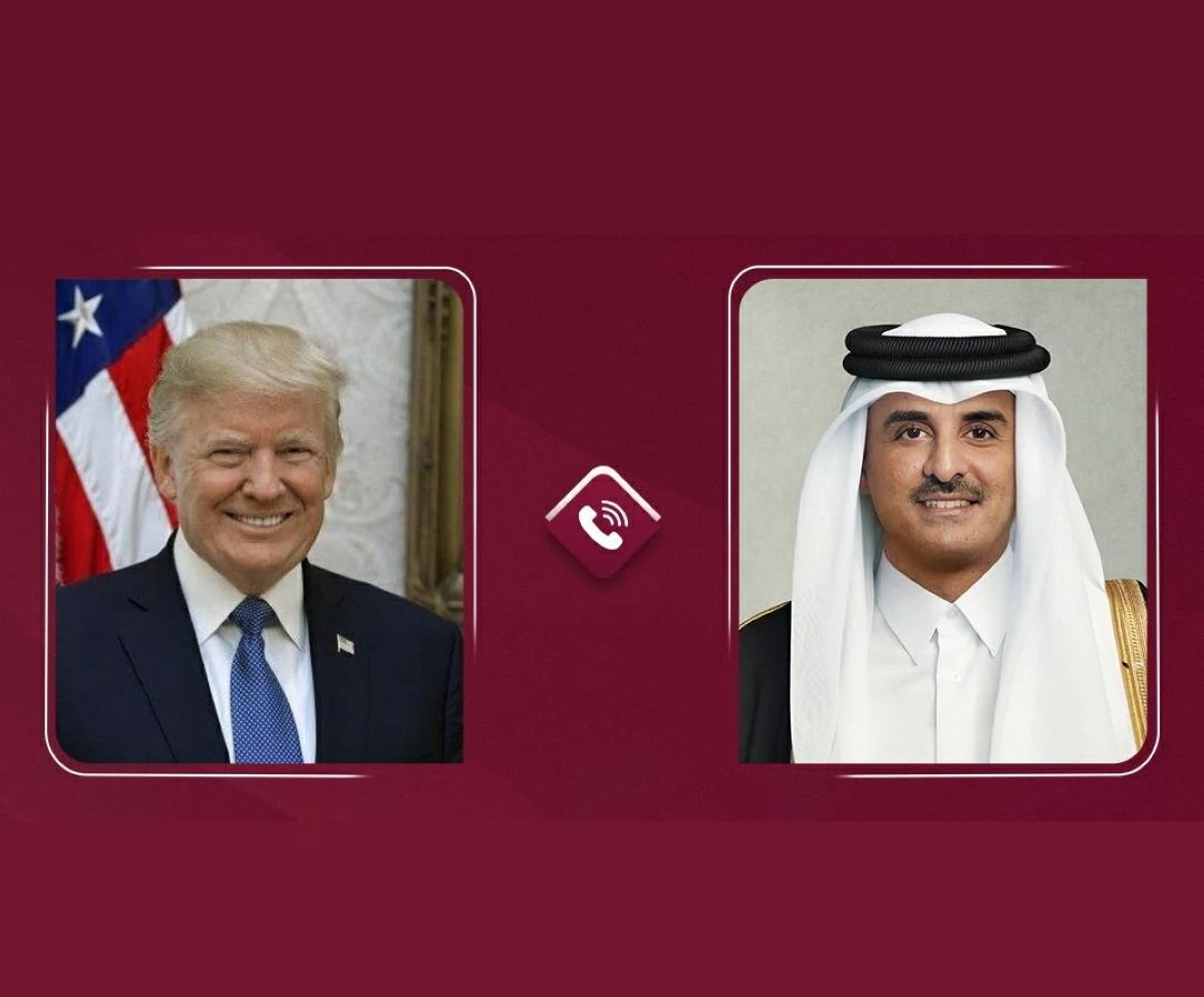 أمير قطر يتلقى اتصالاً من ترامب.. ويؤكد على تغليب الدبلوماسية