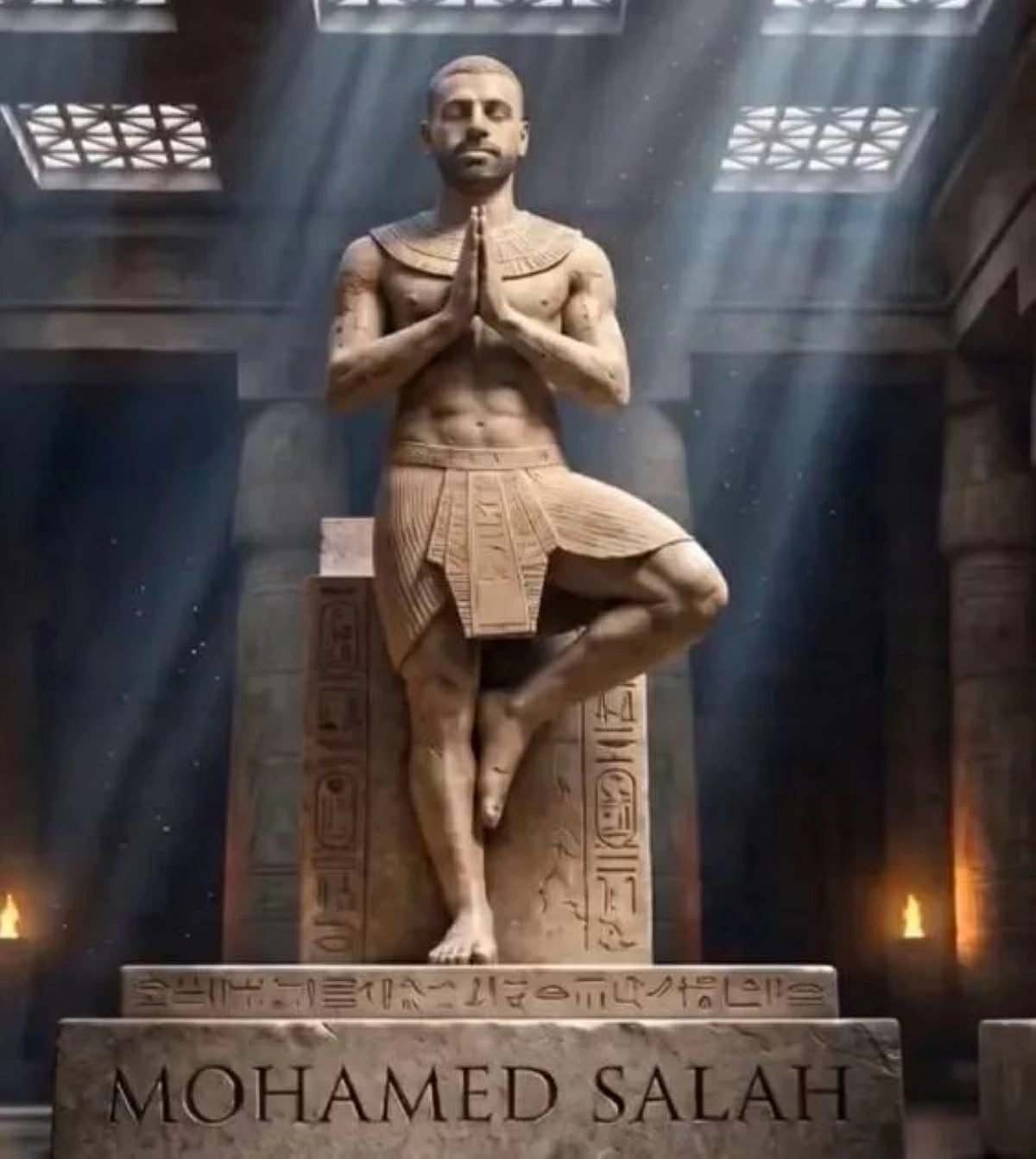«فكرة مشجع».. الاتحاد المصري يقدّم نجوم المونديال بطريقة فرعونية (فيديو)