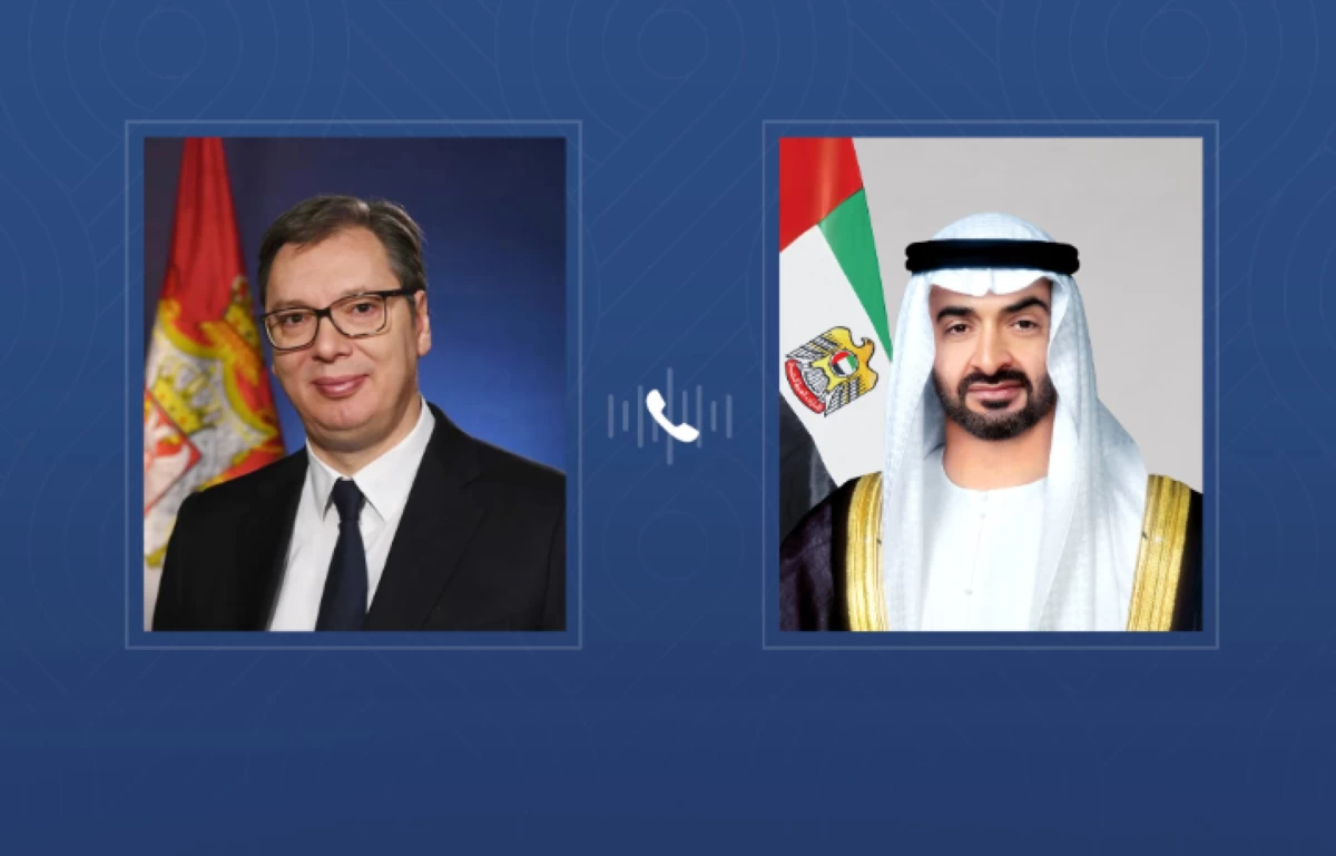 محمد بن زايد والرئيس الصربي يبحثان الشراكة والتطورات الإقليمية