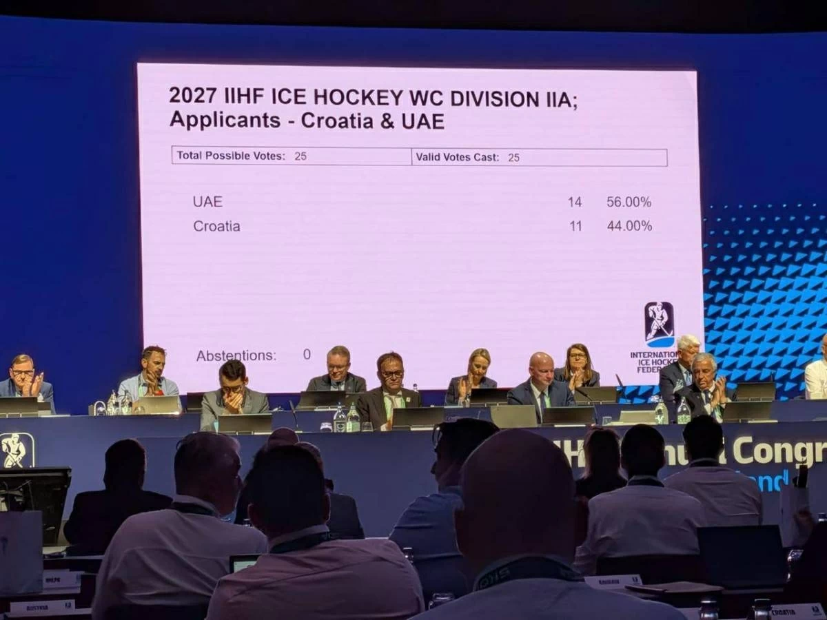 خلال عملية التصويت على الدولة المستضيفة