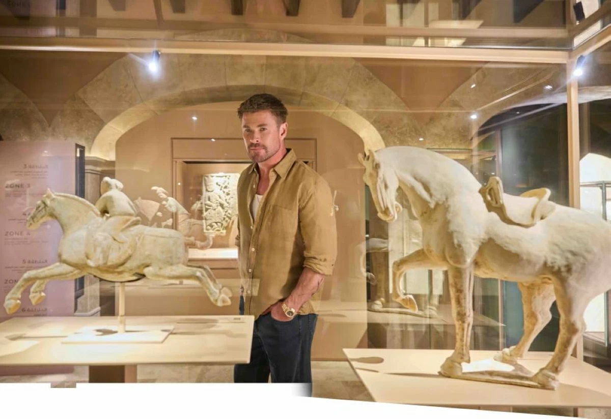 Chris Hemsworth and Elsa Pataky in Abu Dhabi
