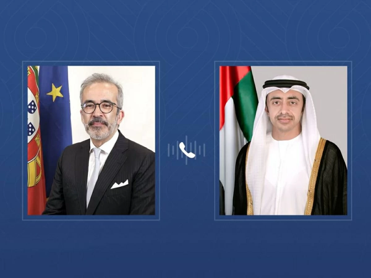 عبدالله بن زايد ووزير خارجية البرتغال يناقشان تداعيات الاعتداءات الإيرانية