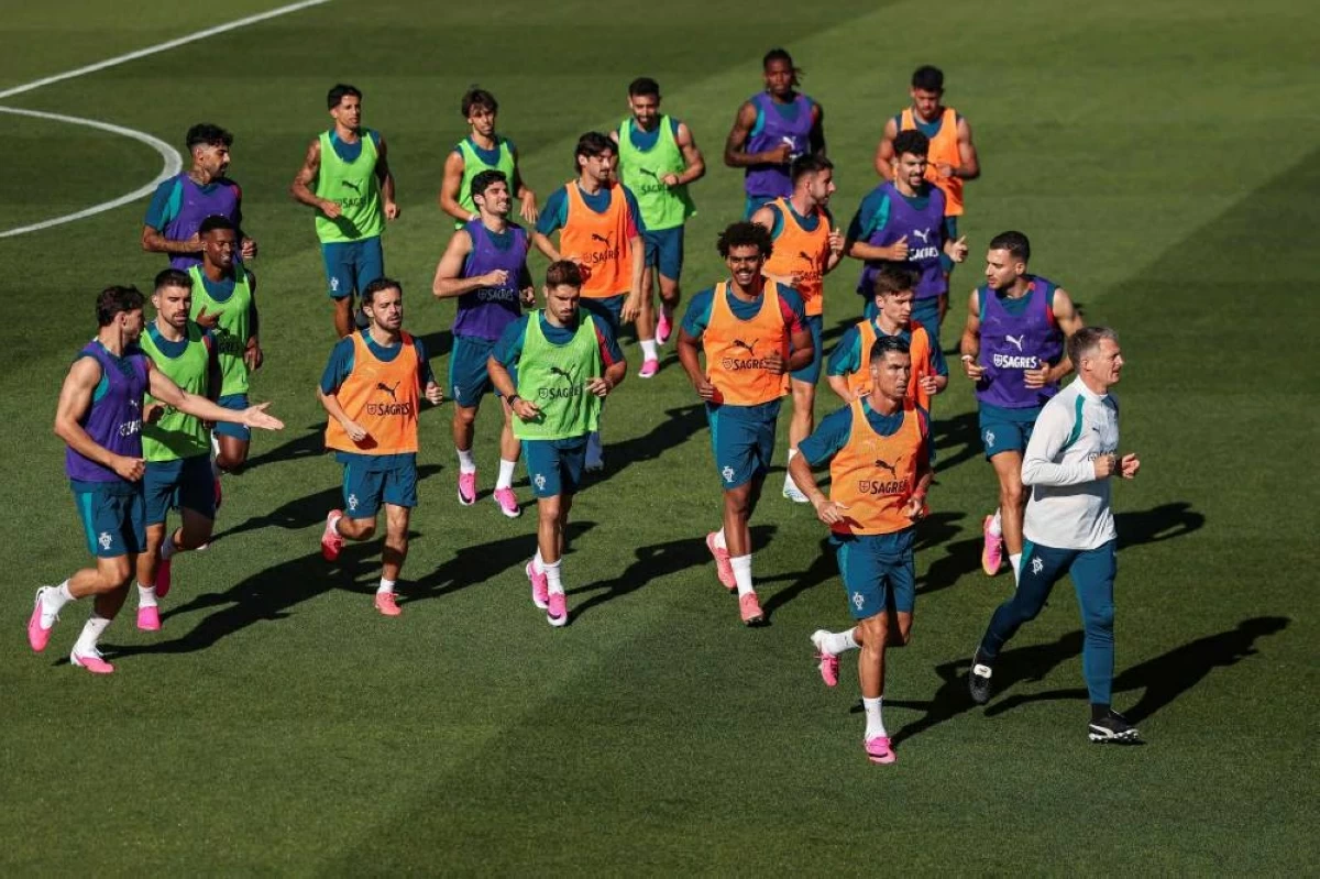 رونالدو في تدريبات البرتغال