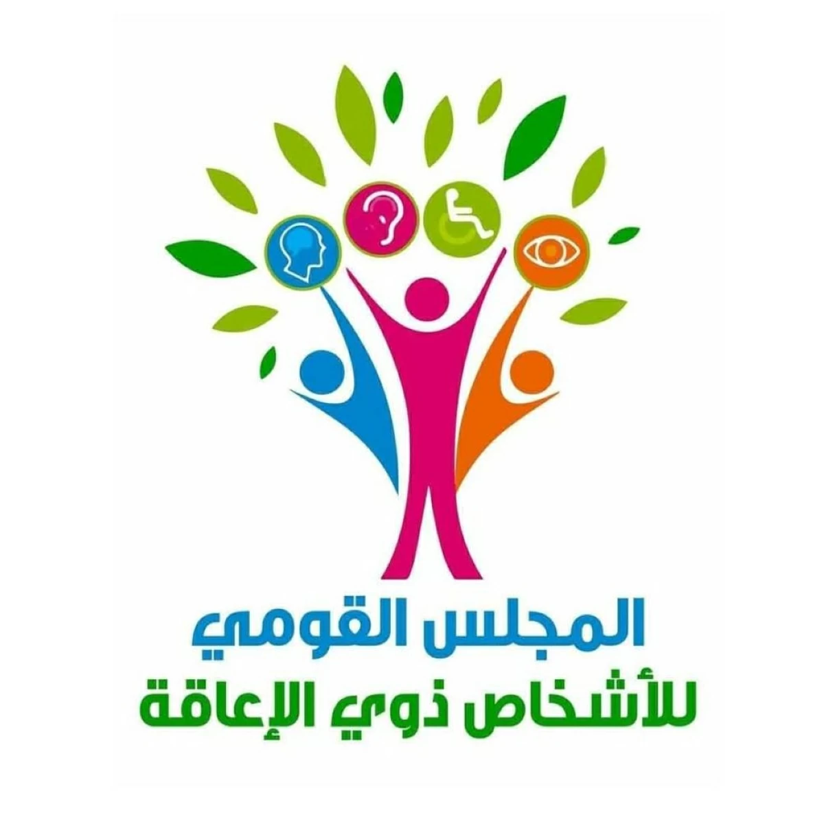 شعار المجلس القومي للأشخاص ذوي الإعلاقة في مصر