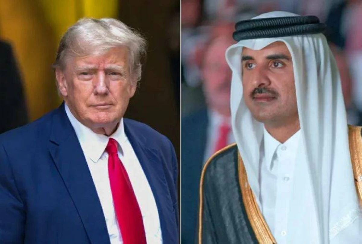 أمير قطر وترامب
