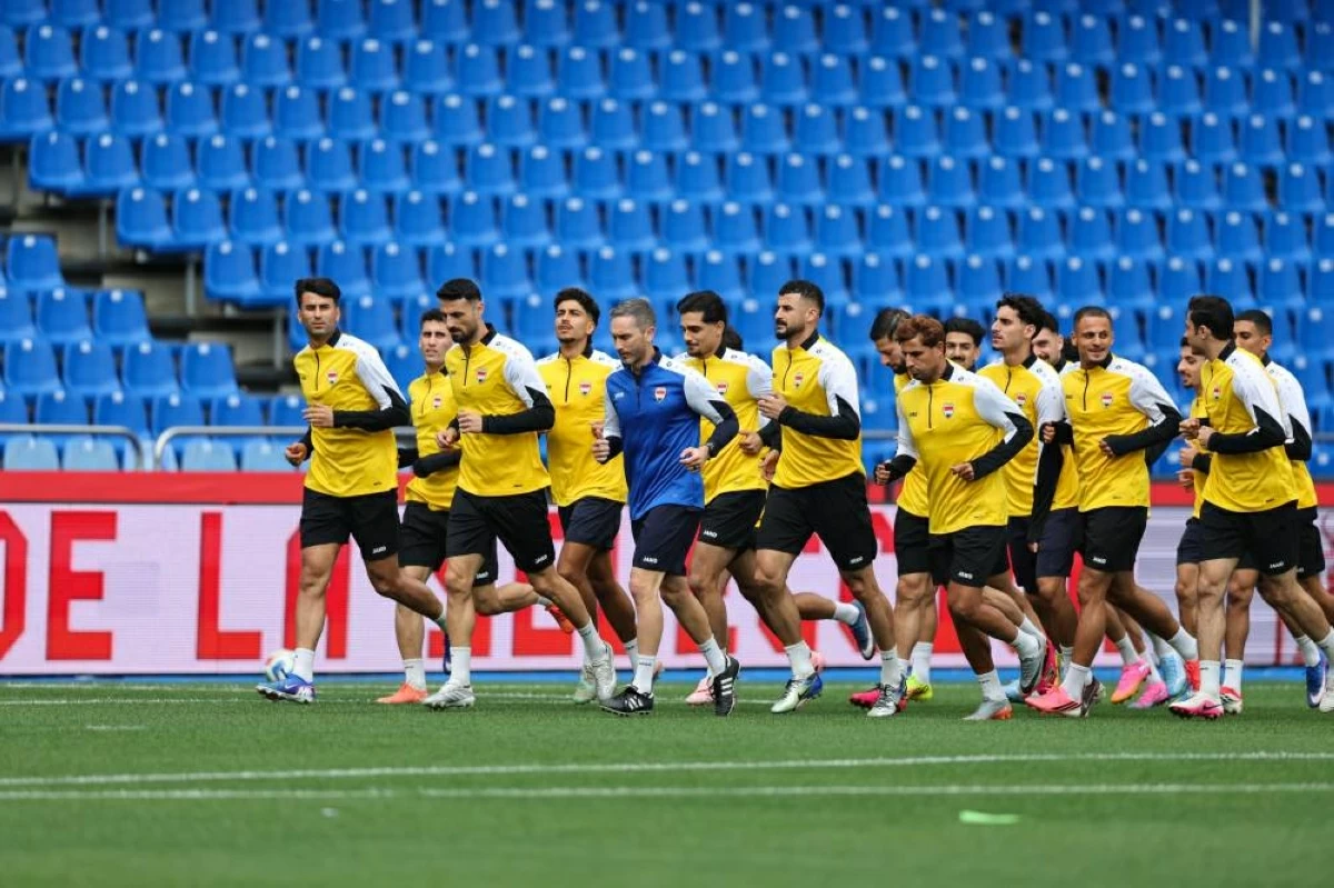 منتخب أسود الرافدين يتدرب مع إسبانيا