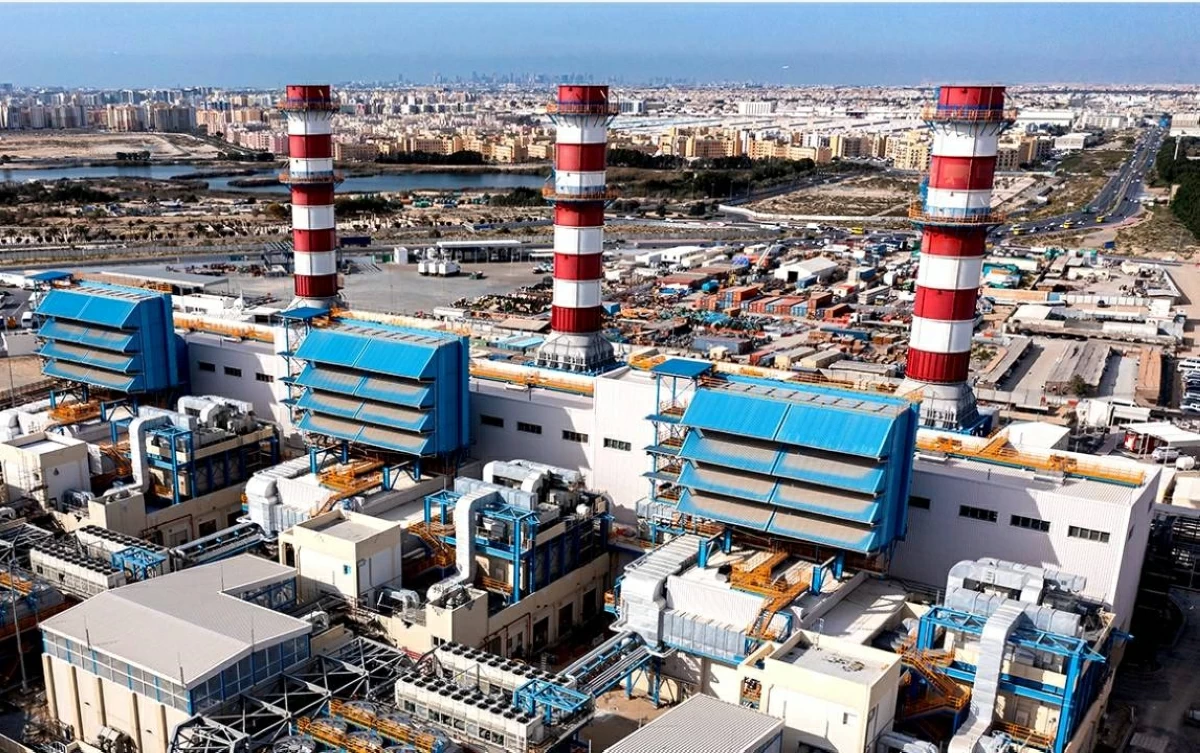 محطة كهرباء تعمل بالغاز