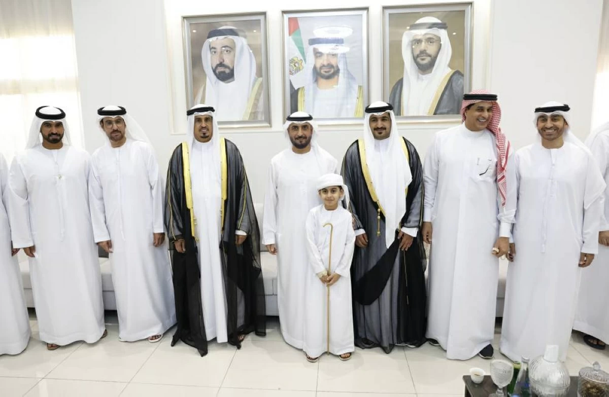 محمد بن سعود والشيوخ يشاركون في حفل الشامسي والسلمان