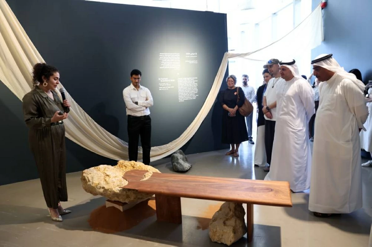 المعرض يركز على المشهد الأثري لمنطقة الفاية (تصوير: السيد رمضان)