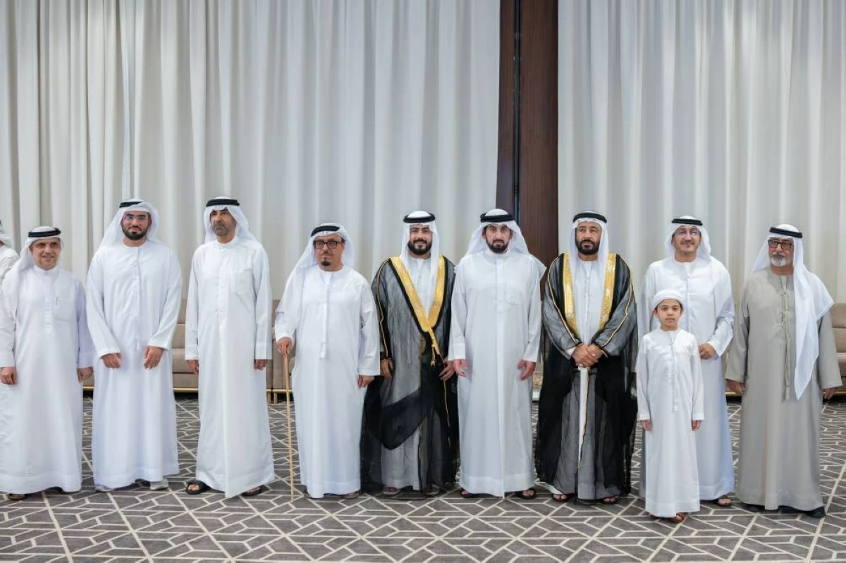 أحمد بن محمد يحضر أفراح العلماء والتميمي