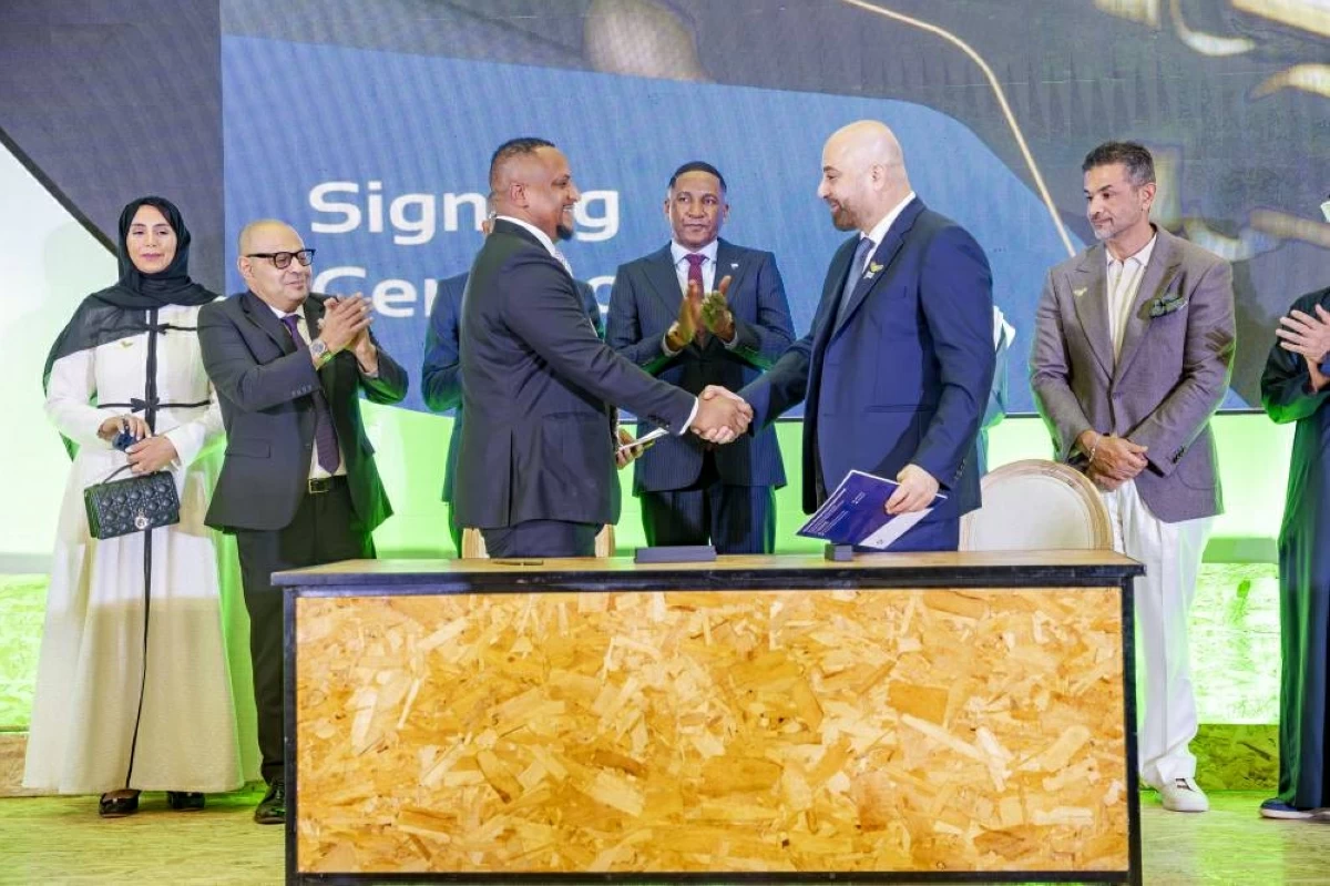 على هامش إطلاق المشروع في بوتسوانا