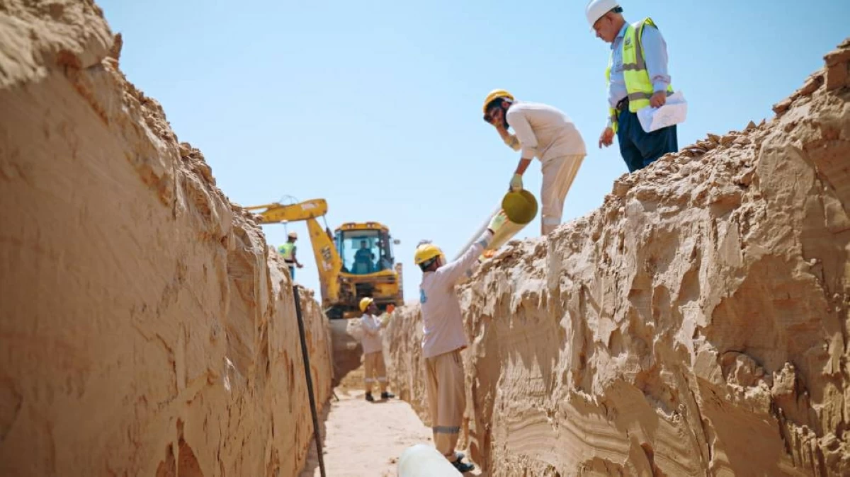 تمديد وإحلال شبكات مياه بطول 70 كيلومتراً في الشارقة